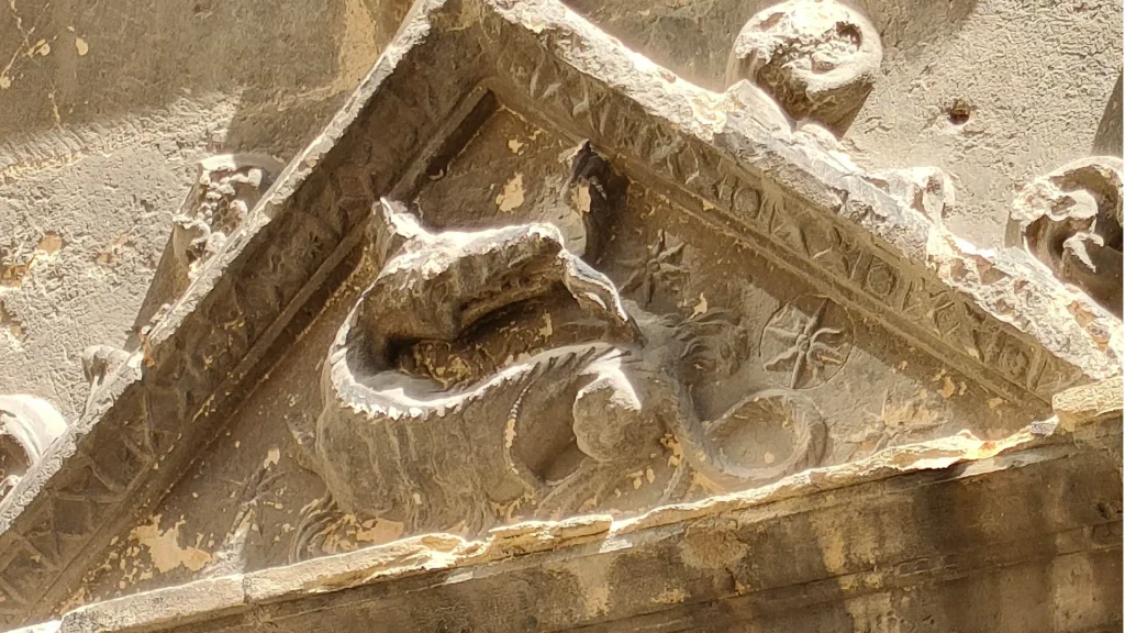 Detail eines Fayard-Hauses